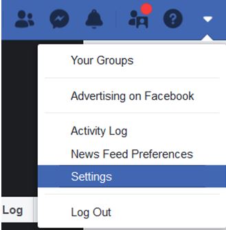 facebook setting